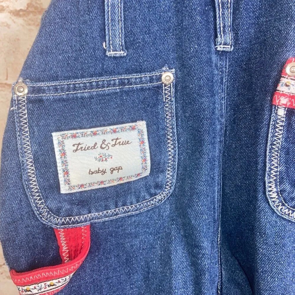 Vintage 90s Baby Gap Overalls Size 12-18 months